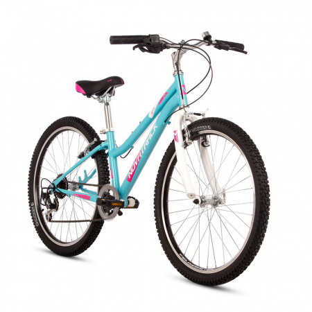 Велосипед NOVATRACK JENNY 24" V (2023) 6 ск. (12" (120-140), Голубой)