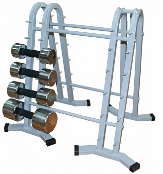 Стойка под гантели для фитнеса Формула здоровья на 12 пар