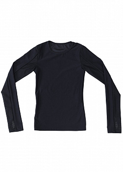 Футболка длинный рукав PG с вырезом для пальца Нужный спорт 