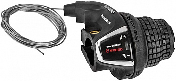 Шифтер вращающийся  SL-RS35-6R SHIMANO правый 6 скоростей трос 2300 мм.
