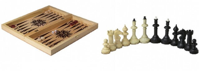 Игра 3 в 1 Айвенго шашки, нарды, шахматы 