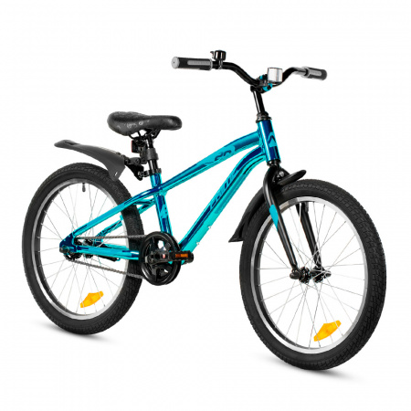 Велосипед NOVATRACK PRIME AB 20" (2026) 1 ск.  (Синий металлик)