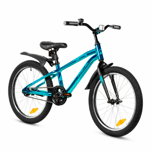Велосипед NOVATRACK PRIME AB 20" (2026) 1 ск.  (Синий металлик)