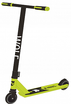 Самокат Novatrack WOLF 20 EL 110 (110P.WOLF.BGN9) черный - зеленый