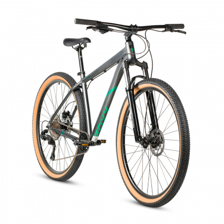 Велосипед FOXX 29" HELIX D (2026)  (18", Серый)