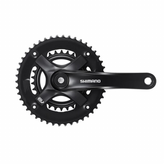 Система SHIMANO TY501, 175 мм.7/8 ск. квадрат, 46/30 чёрные