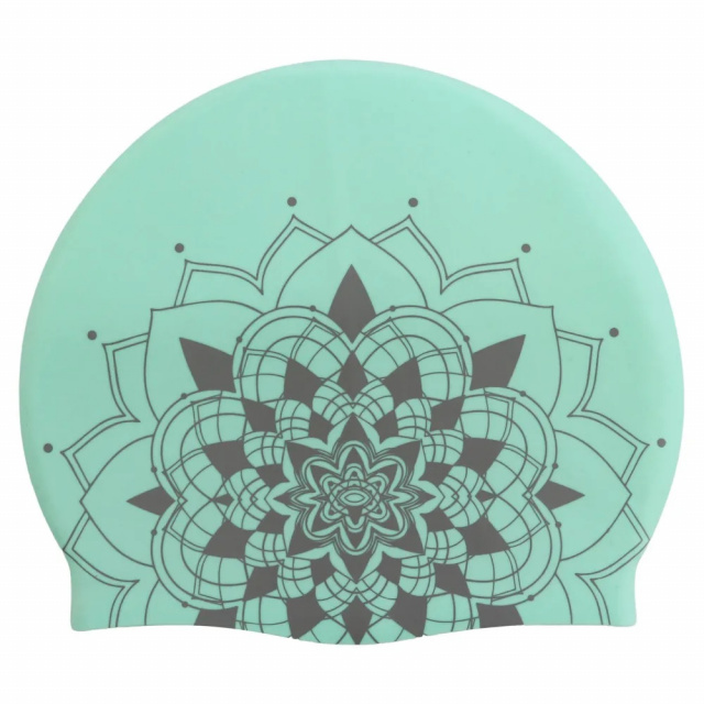 Шапочка для плавания Elous EL009/листики