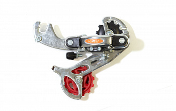 Переключатель скоростей задний POWER RD-50B 6-7 скоростей, крепление на ось ,43Т, длинная лапка