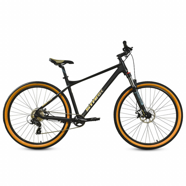 Велосипед Stark 25 Hunter 29.1 D  (L (19"), Чёрный матовый-песочный)