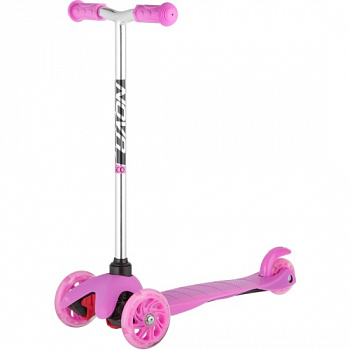 Самокат-кикборд Novatrack Disco-kids (120DISCOKIDS.PN20) нежно-розовый