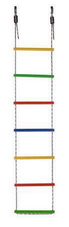 Лестница веревочная Формула Здоровья 7 перекладин радуга ЛВ7-3В