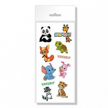 Наклейки TRIX Cafari детские лист 98 х 210 мм.