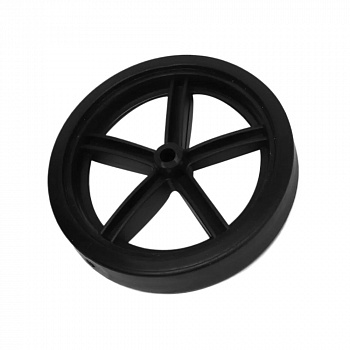 Колесо полиэтиленовое обрезиненное