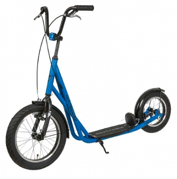 Самокат Novatrack City Line колёса 16/12 (16STAMPN1CL.BL20) синий