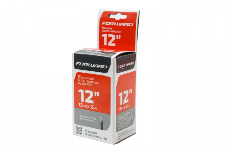 Велокамера 12" Wanda TU12 12*1/2х2 1/4