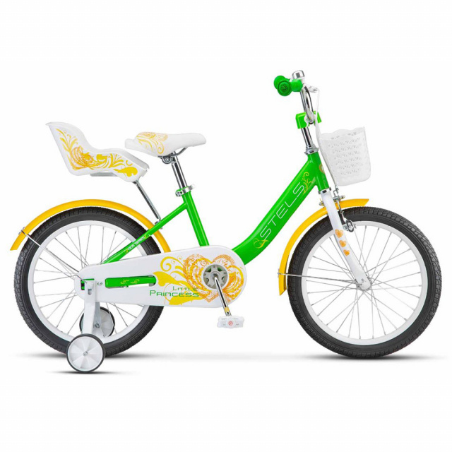 Велосипед STELS Little Princess KC 16" (2024) 1 ск. (9,8", Салатовый)