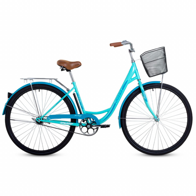 Велосипед FOXX VINTAGE 28" (2026) 1 ск. (18", Зелёный)