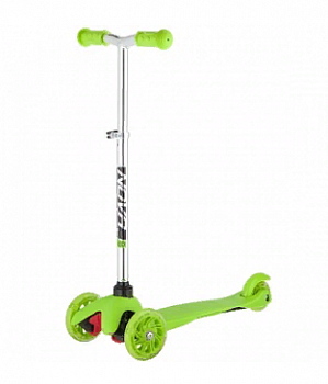 Самокат-кикборд Novatrack Disco-kids (120H.DISCOKIDS.GN20) зеленый