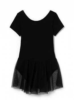 Купальник гимнастический с юбкой CRB CAKG 4148/40017 короткий рукав