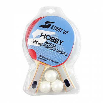 Набор для настольного тенниса START UP BR-17/0St 4349 (2 ракетки+ 3 мяча)