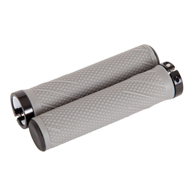 Ручки руля STG SZ-056B 135мм. Lock-On серые Ручки руля STG SZ-056B 135мм. Lock-On серые