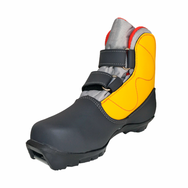 Ботинки лыжные MARAX MXN-КIDS NNN NEW (28, Серый - желтый)