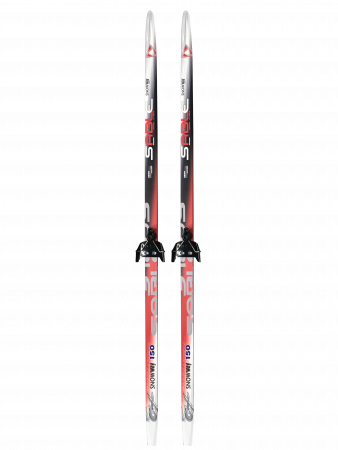 Пластиковые лыжи STC SABLE SNOWWAY с насечкой, NN-75 мм