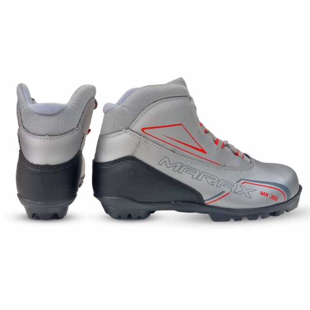 Ботинки лыжные MARAX MXN-300 NNN NEW (33, Серебро)