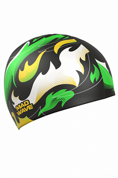 Шапочка для плавания Mad Wave Fire M0554 52