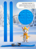Лыжный комплект SNOWMATIC KIDS SKI SET 100 BLUE free size