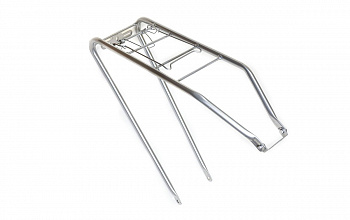 Багажник TRIX 28" стальной, усиленный, серебристый