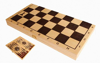 Набор 2 в 1 Владспортпром нарды + шашки 40*40 см