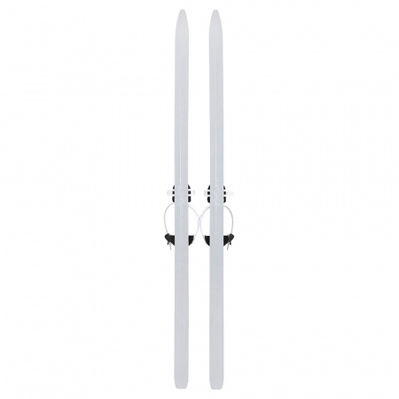 Лыжи детские ЦИКЛ Ski Race унив. крепление "Цикл" с палками (120 см, 95 см, Серый)