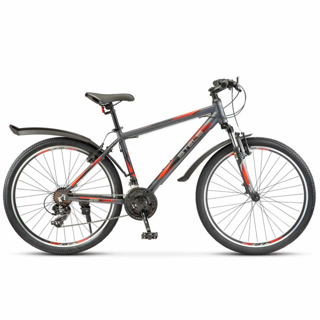 Велосипед STELS Navigator 620 V 26" К010 (2023)  (14" (135-155), Матовый серый)