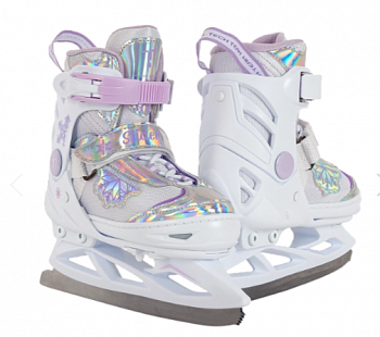 Коньки раздвижные ледовые TECH TEAM Slider белый/white (2026)