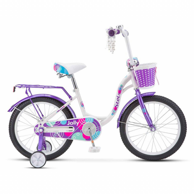 Велосипед STELS Jolly 18" V010 (2023) 1 ск. (11" (100-120), Белый)