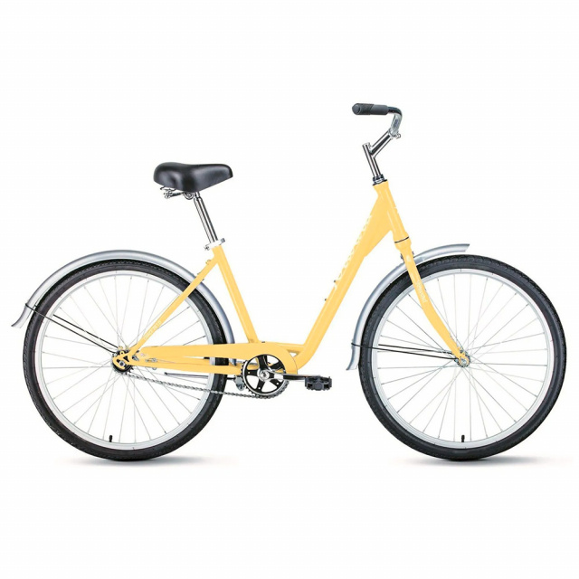 Велосипед FORWARD GRACE NX 26" (2026) 1 ск. (17", Бежевый)
