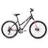 Велосипед FOXX 26" LATINA D (2024)  (17" (156-170), Черный)