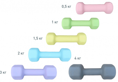 Гантель виниловая 2кг Гантель виниловая 2кг