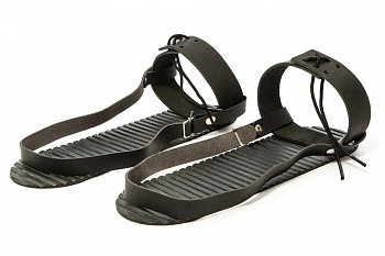 Комплект креплений кожа (амортизатор, носковой и пяточный ремень)  