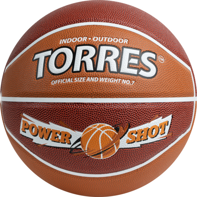 Мяч баскетбольный Torres Power Shot 2024 год