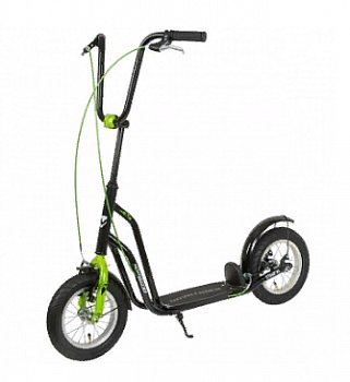 Самокат Novatrack Stamp №1 (12STAMPN1.BK20) черный