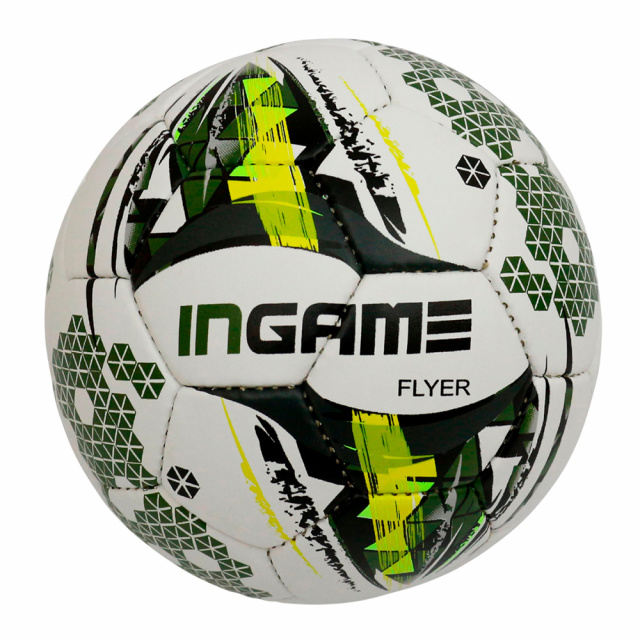 Мяч футбольный Ingame Flyer (р.5,Белый - желтый )