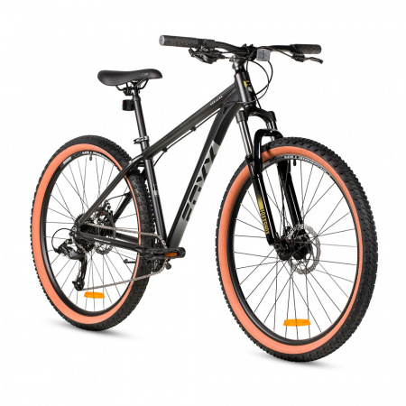 Велосипед FOXX 26" MERIDIAN  (14" (135-155), Чёрный)