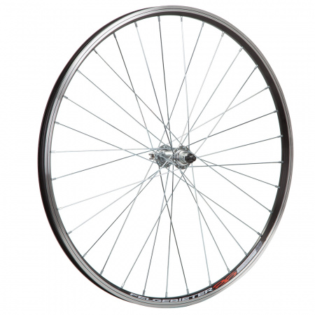 Колесо в сборе 26" AL, двустеночное переднее 32 отв. 100 мм, VBrake  X95064