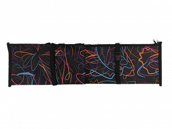 Чехол лыжный GEKARS на 1 пару "Цветные линии"