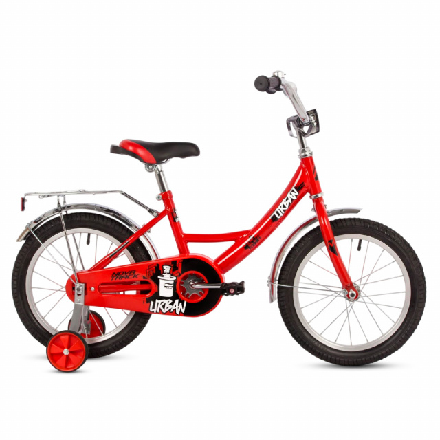 Велосипед NOVATRACK URBAN 16" (2022) 1 ск. (Красный)