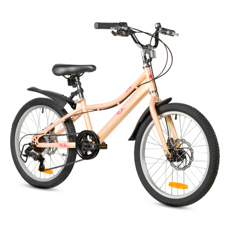 Велосипед FOXX JASMINE 20" D (2026) 6 ск. (Бежевый)