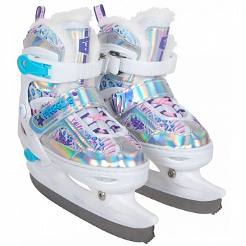 Коньки раздвижные ледовые TECH TEAM Freeze белый/white (2026)