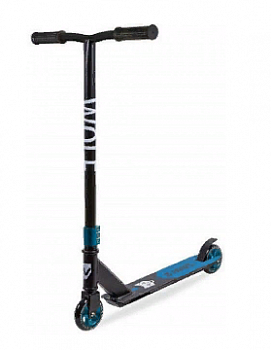 Самокат Novatrack WOLF EL 100 (100A.WOLF.BBL20) черный - синий